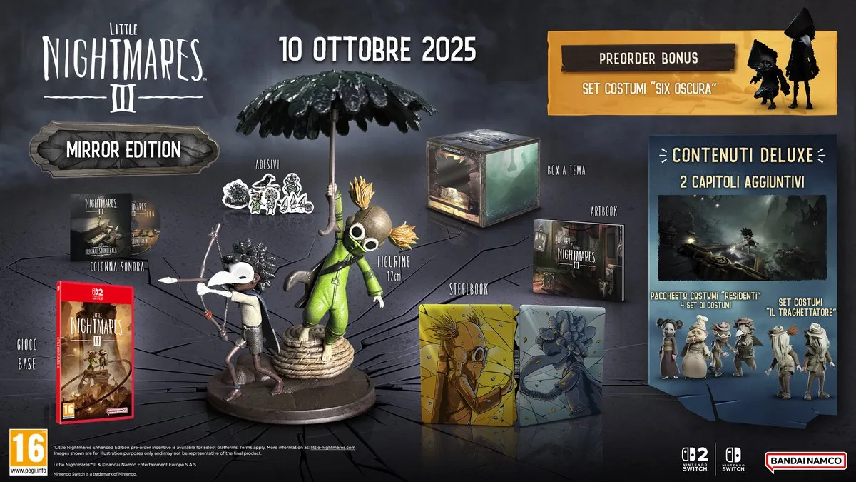 Little Nightmares III Mirror Edition Nintendo Switch 2