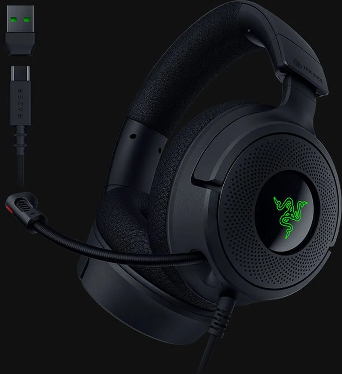 Razer Kraken V4 X RZ04-05180100-R3M1 Gaming Headset - Zwart