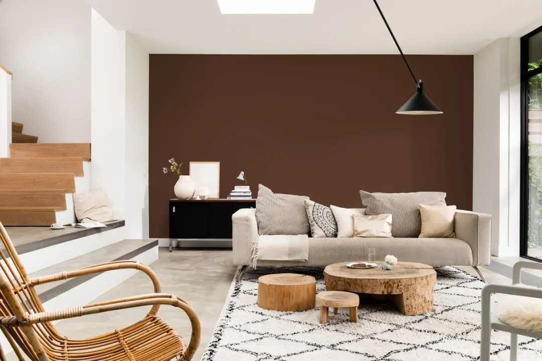 Levi's Ambiance Mur Satin Mix Verf 5L - Koffieboon