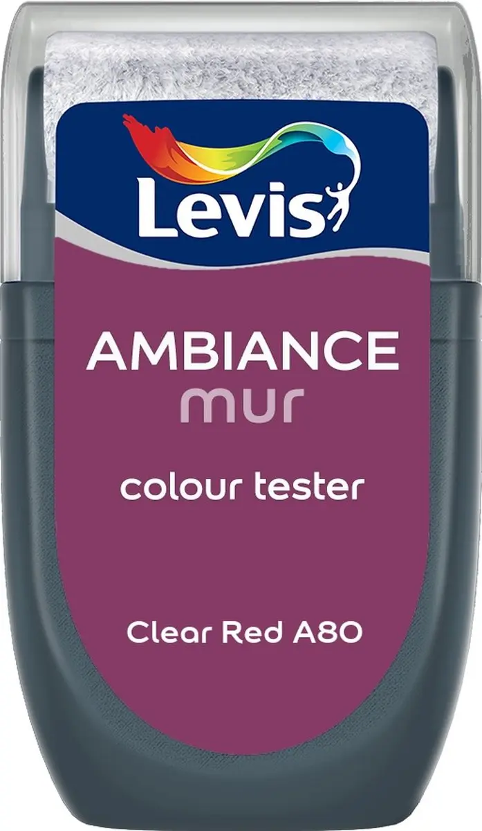 Levi's Muurverf Kleurtester Clear Red A80 30ml