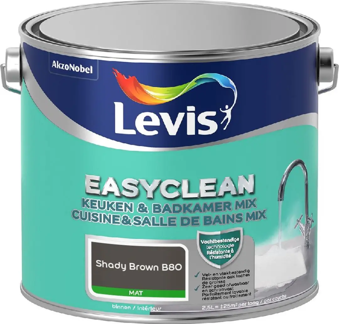 Levi's Easyclean Mengverf Shady Brown B80 2,5L