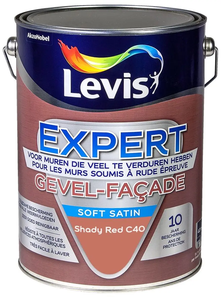 Levi's Expert Gevel Mix Shady Red C40 Mengverf 5L