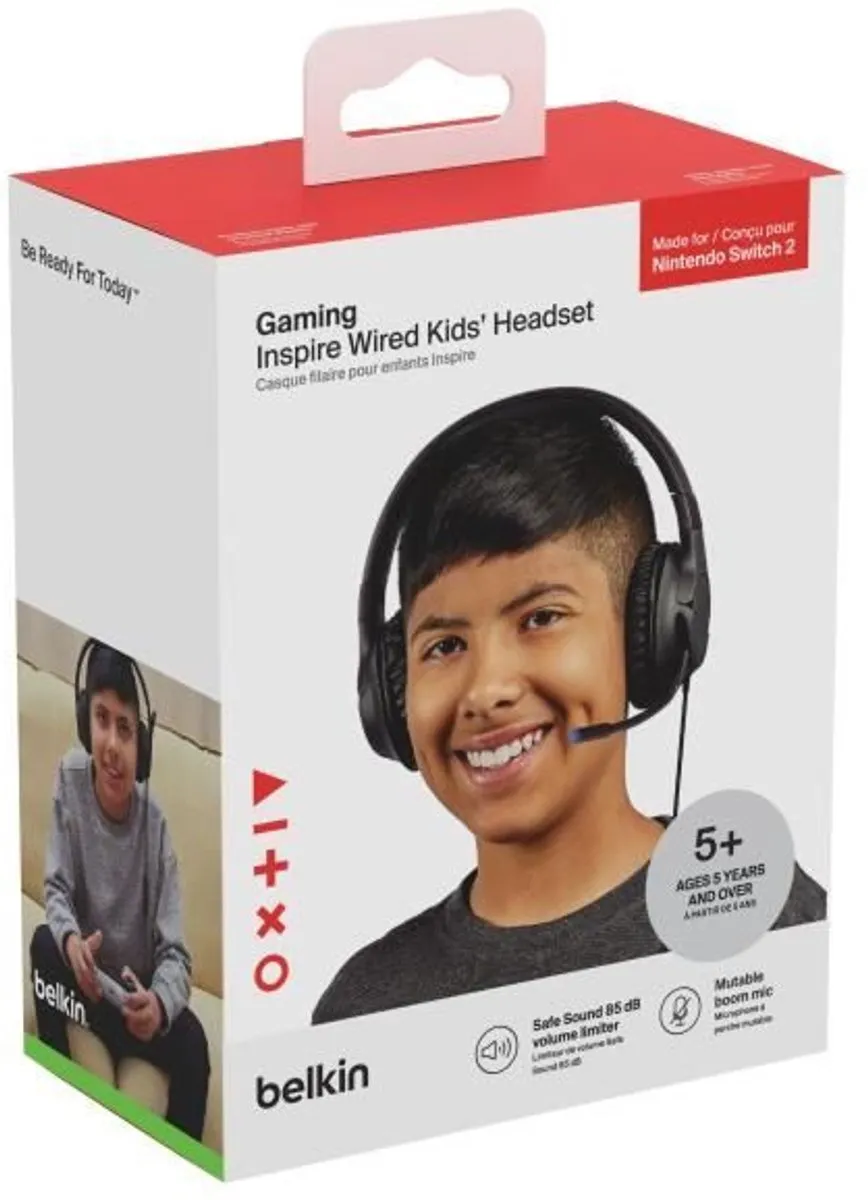 Belkin ENA011HQBK Headset Bedraad - 40mm Drivers - Zwart
