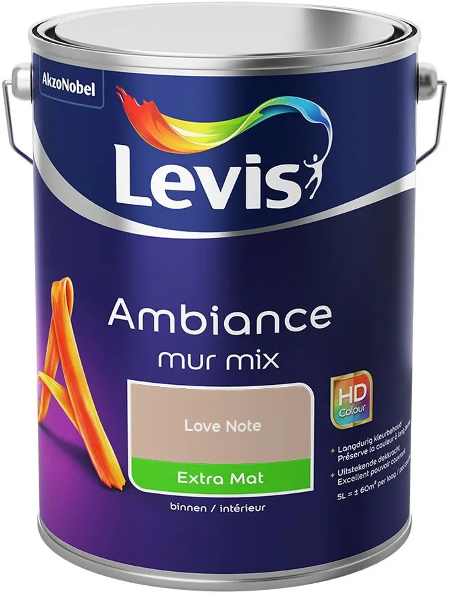 Levi's Ambiance Mur Extra Mat Mix Love Note Mengverf 5L