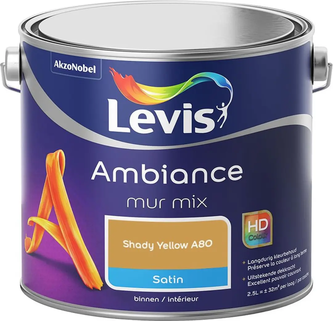 Levi's Ambiance Mur Satin Mix Mengverf 2,5L