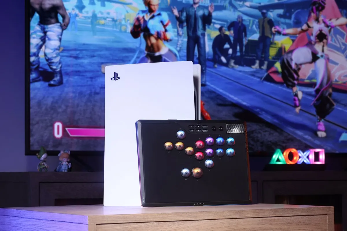 Corsair Novablade Pro - Draadloze Stickloze Hall-effect Controller - Rapid Trigger - PS5/PS4 & PC