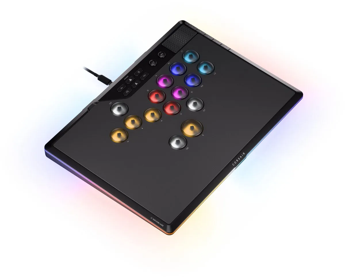 Corsair Novablade Pro - Draadloze Stickloze Hall-effect Controller - Rapid Trigger - PS5/PS4 & PC
