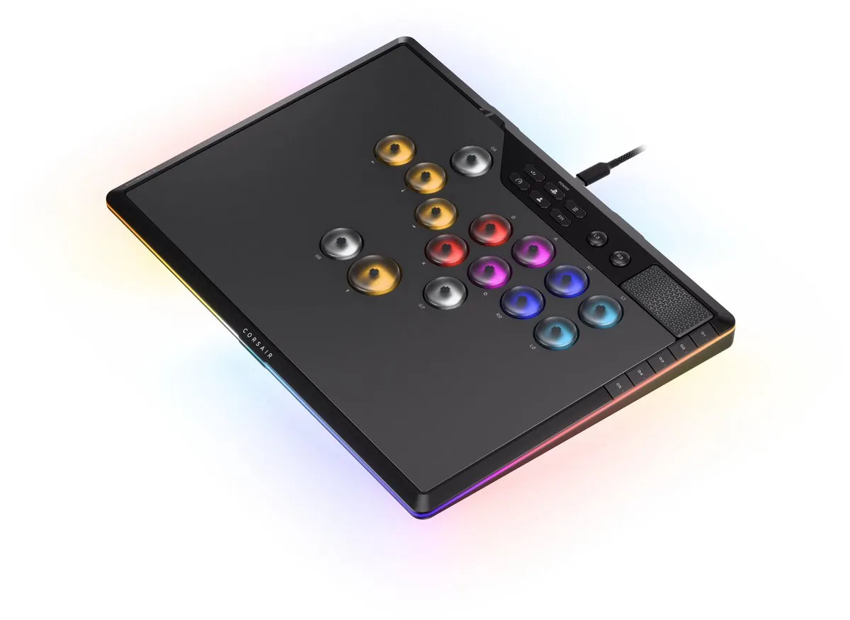 Corsair Novablade Pro - Draadloze Stickloze Hall-effect Controller - Rapid Trigger - PS5/PS4 & PC