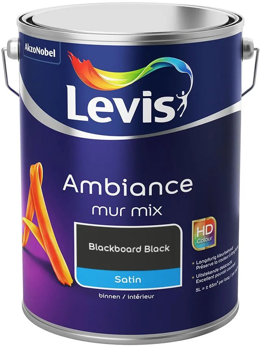Levi's Ambiance Mur Satin Mix Blackboard Black