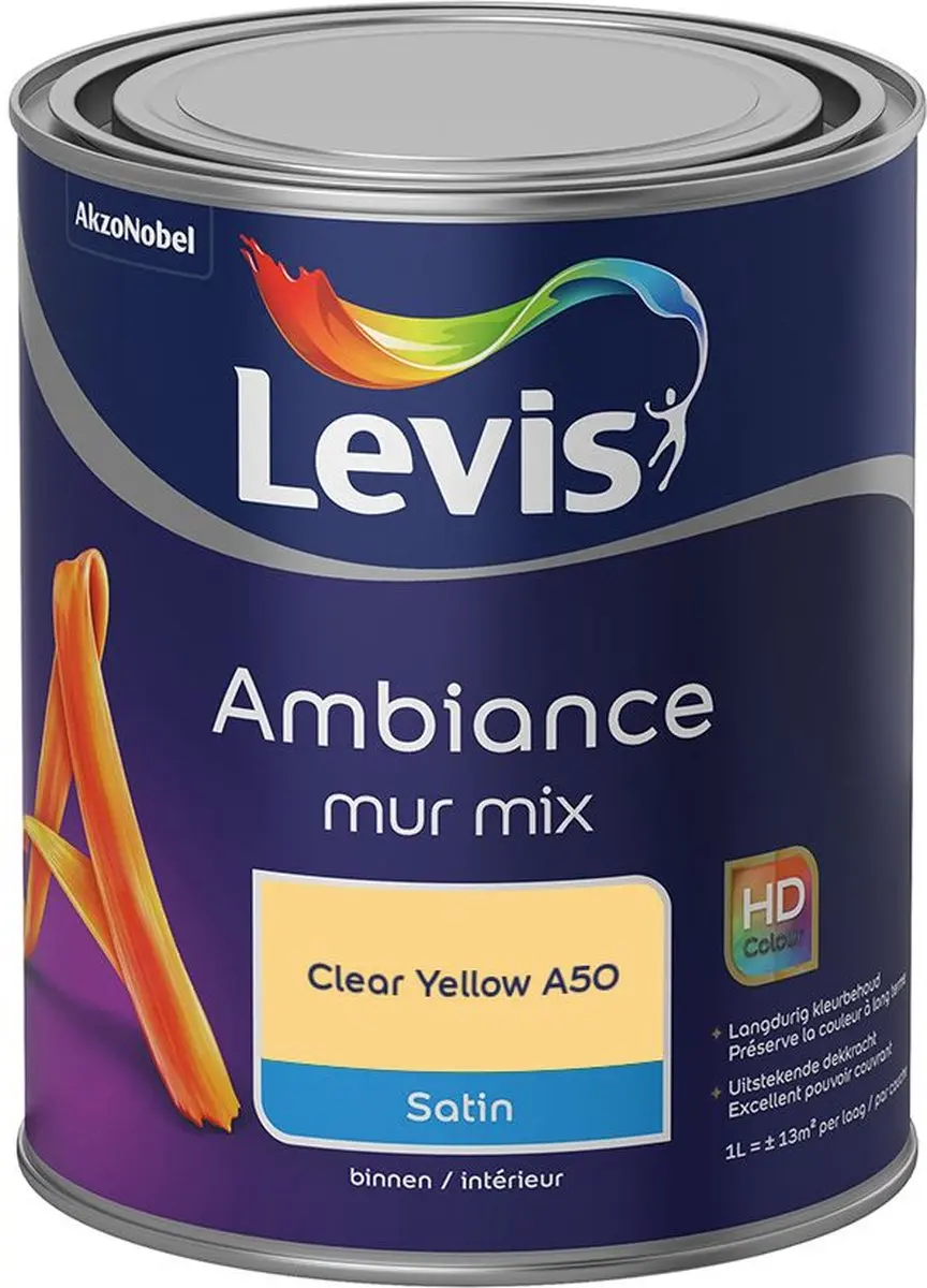 Levi's Ambiance Mur Satin Mix Mengverf 1L