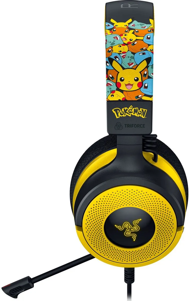 Razer Kraken V4 X RZ04-05180300-R3M1 Gaming Headset - Pokémon Kanto Starters - afbeelding 6 van 6