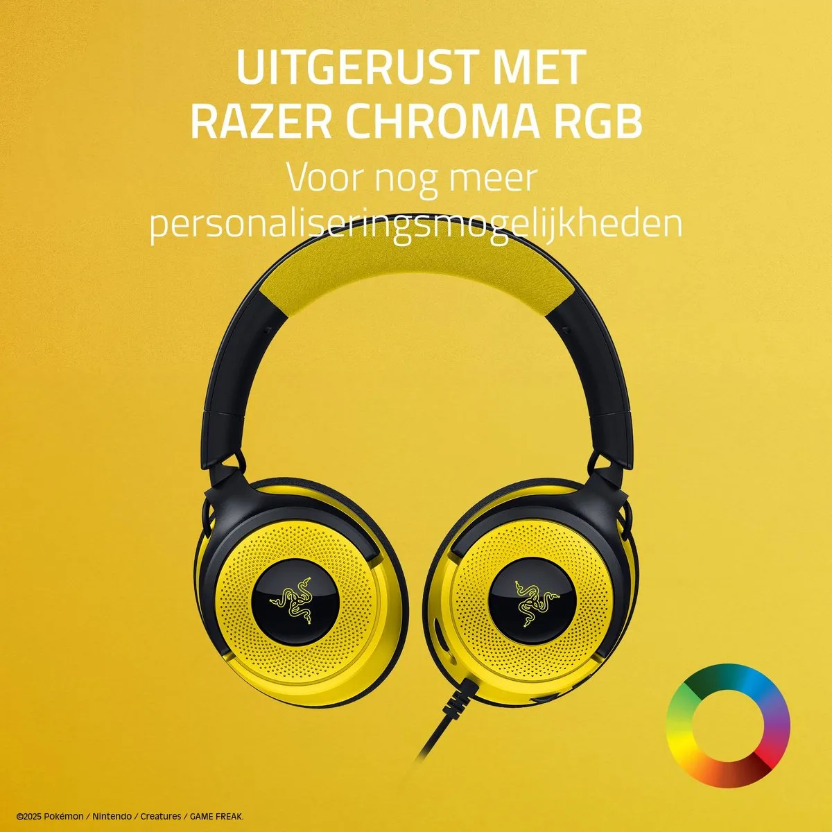 Razer Kraken V4 X RZ04-05180300-R3M1 Gaming Headset - Pokémon Kanto Starters