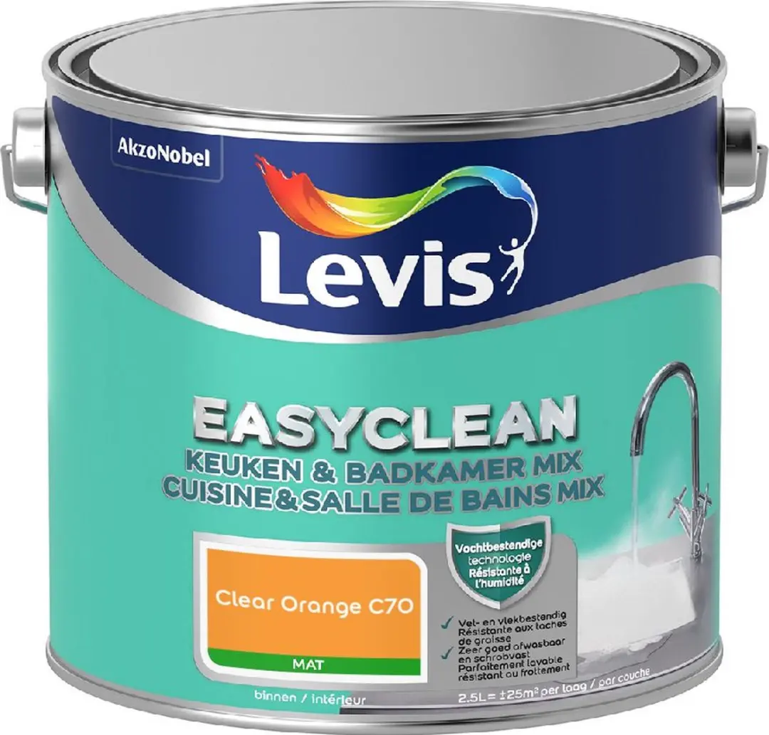 Levi's Easyclean Mengverf Clear Orange C70