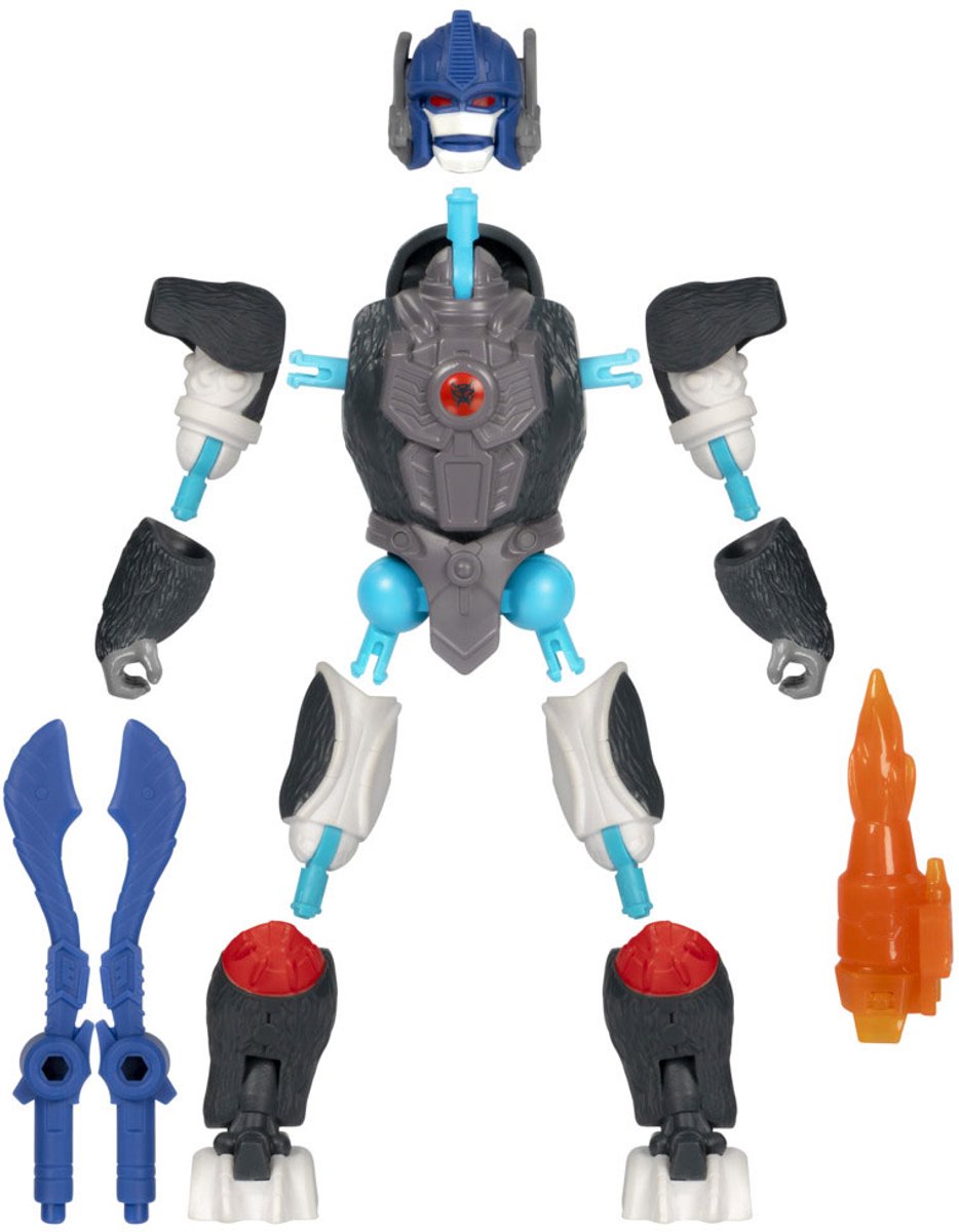 Hasbro Transformers actiefiguur Optimus Prime MixMashers 12 cm speelgoed.