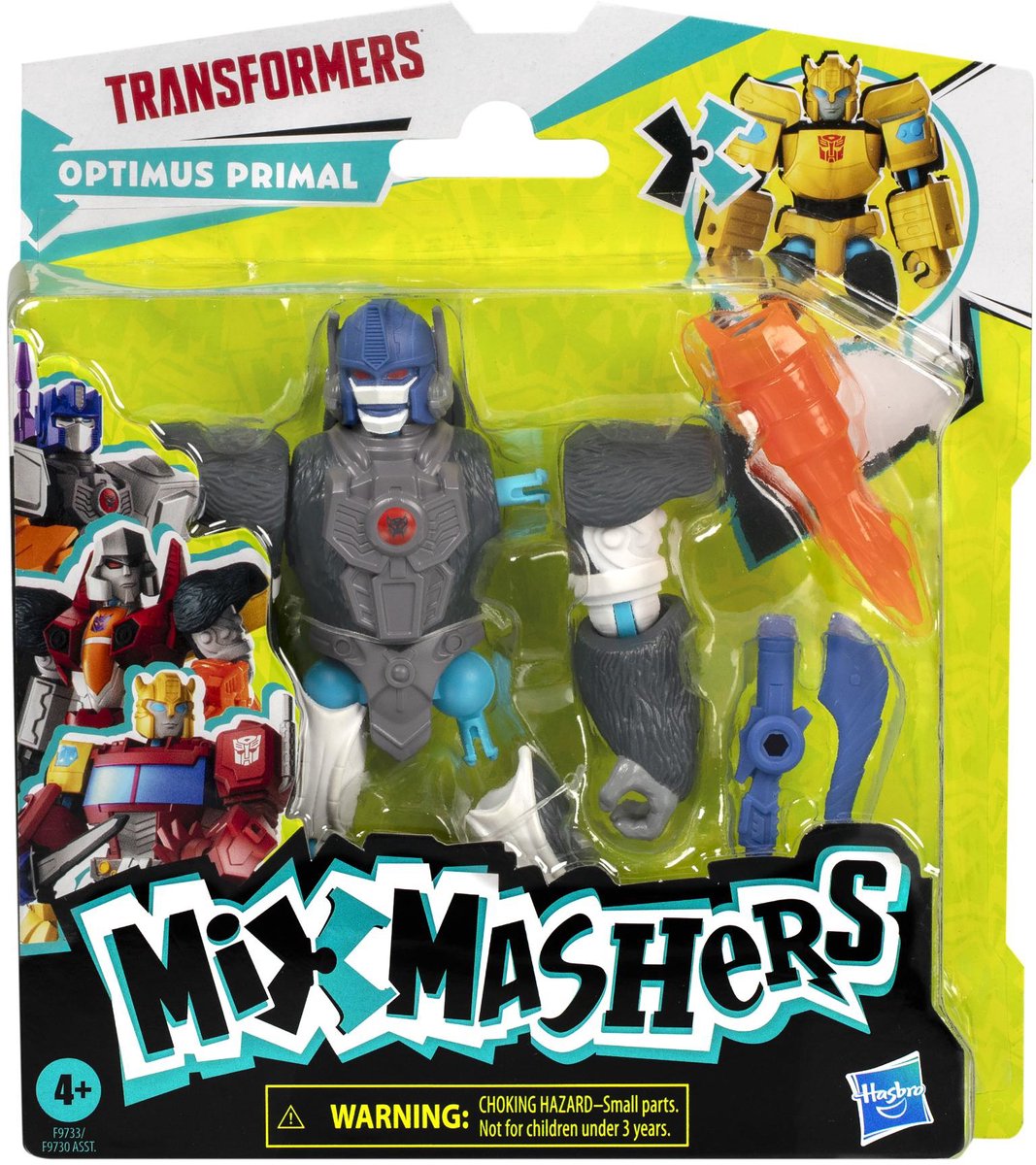 Hasbro Transformers actiefiguur Optimus Prime MixMashers 12 cm speelgoed.