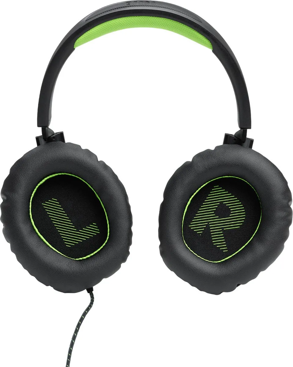 JBL Quantum 100X Gaming Headset - Zwart/Groen