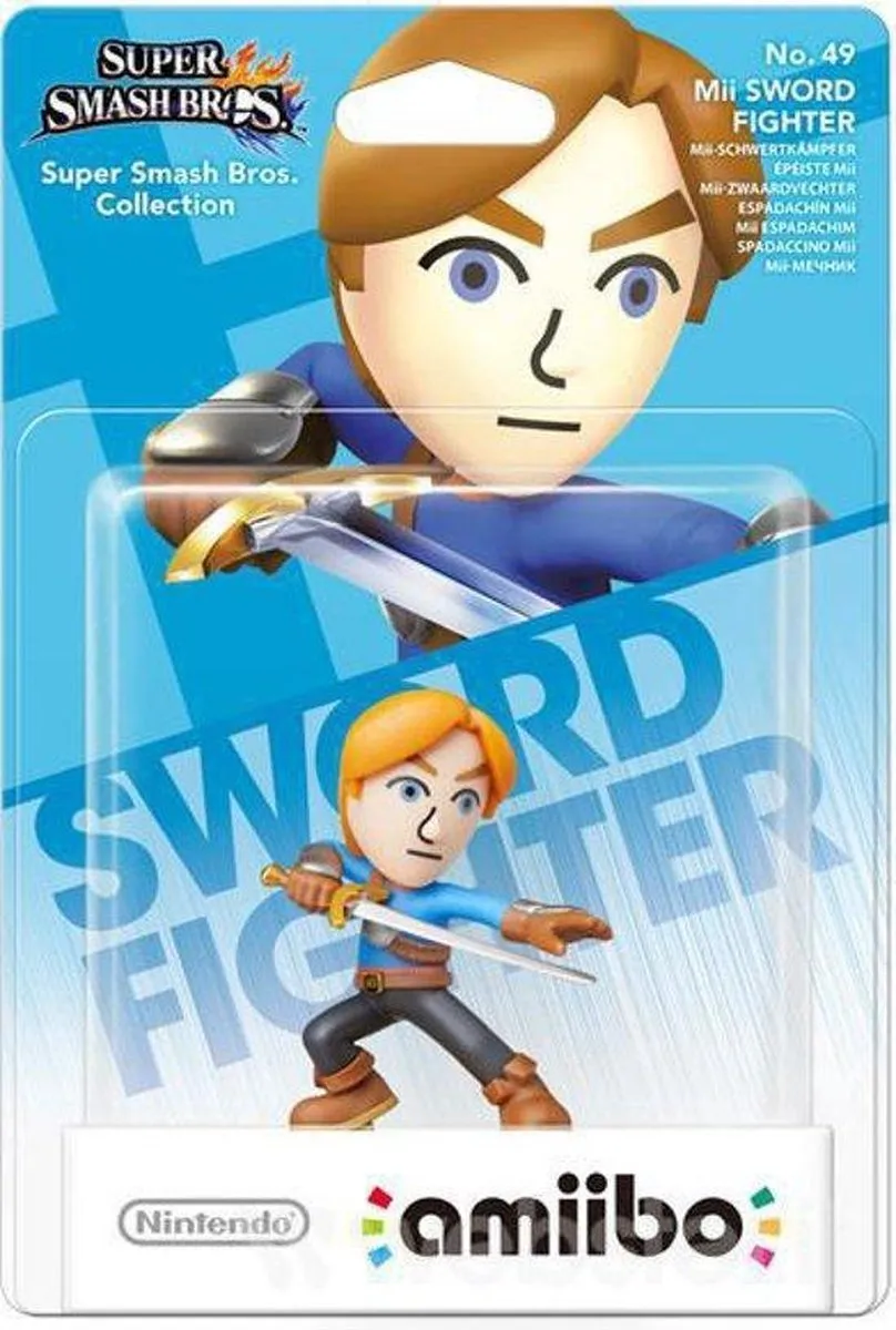 Nintendo amiibo Super Smash Bros Mii Sword Fighter