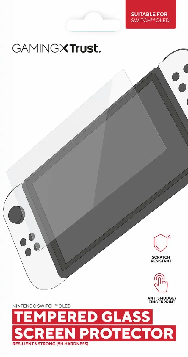 Trust GXT 1245 Schermbeschermer - 9H Gehard Glas - Nintendo Switch OLED
