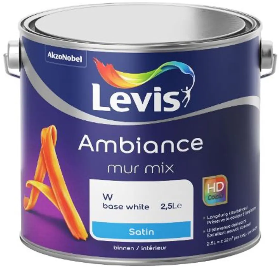 Levi's Ambiance Mur Satin Muurverf 2.5L