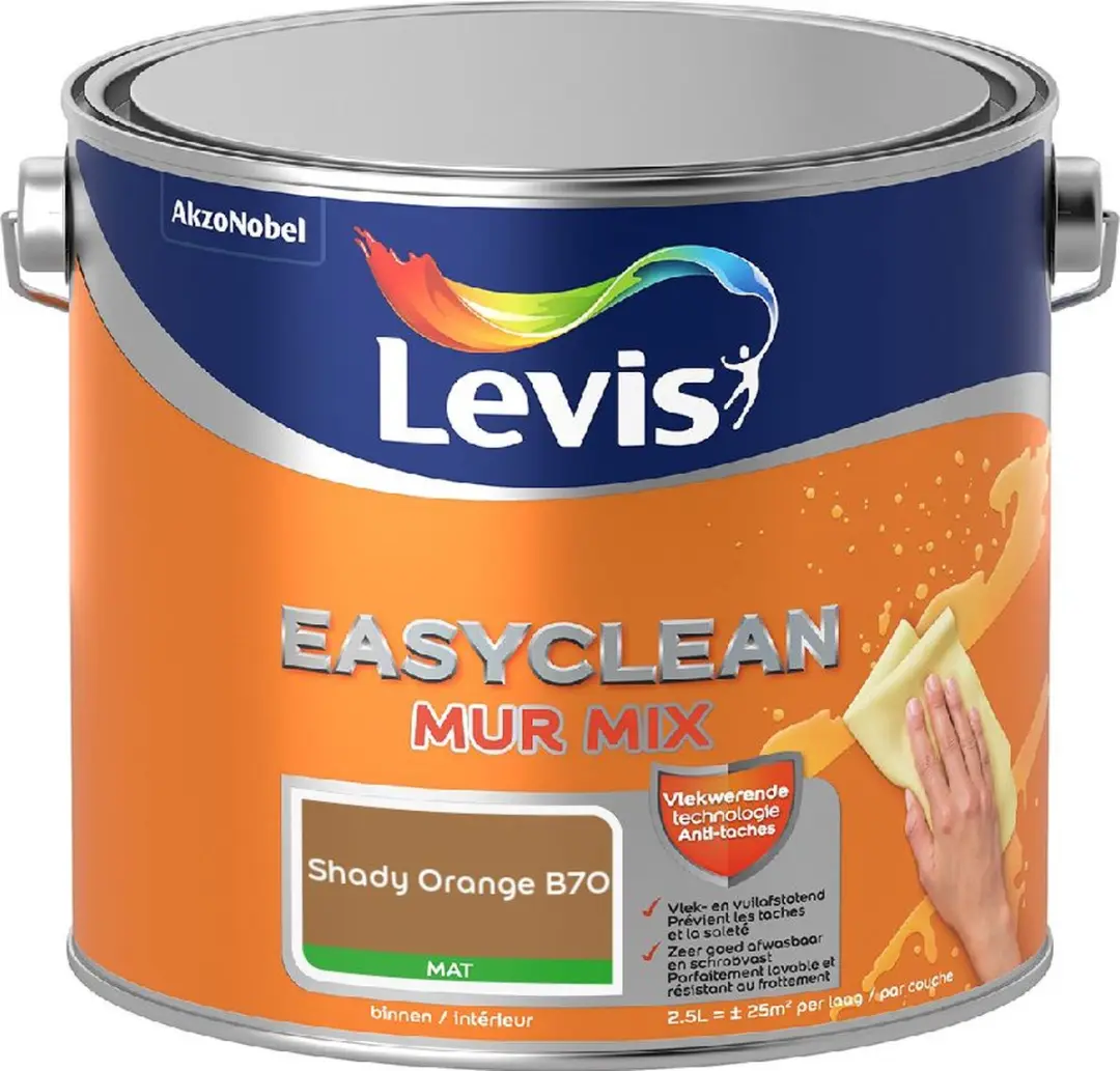 Levi's Easyclean Mur Mat Mix Mengverf 2,5L