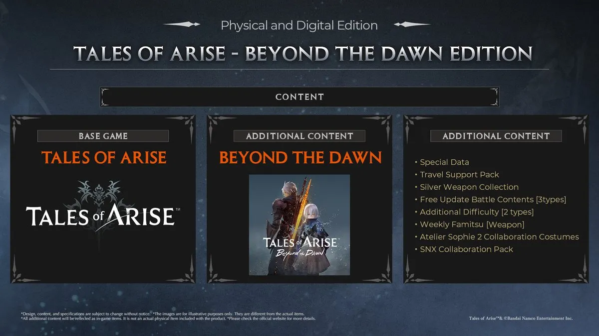 Tales of Arise: Beyond the Dawn Edition - Nintendo Switch 2