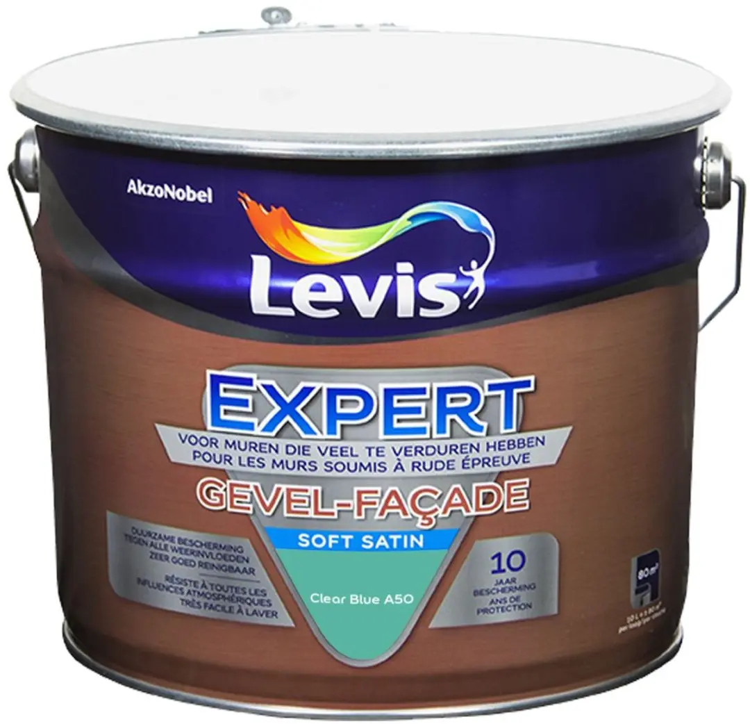 Levi's Expert Gevel Mix Clear Blue A50 Mengverf 10L