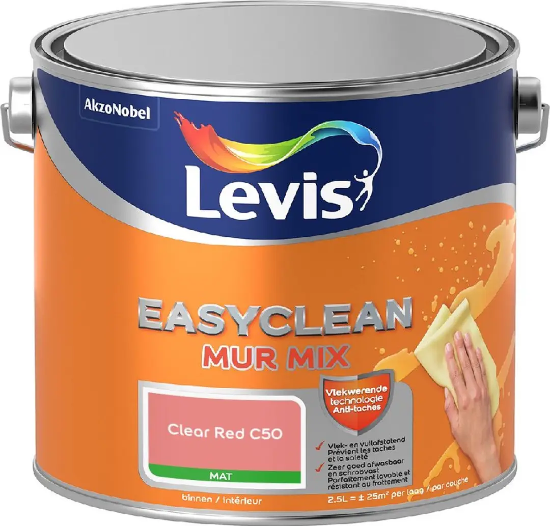 Levi's Easyclean Mur Mat Mix Clear Red C50