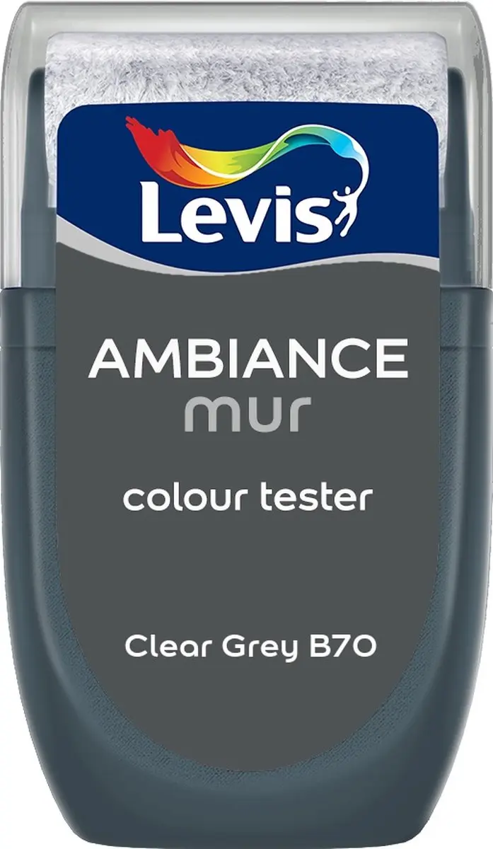 Levi's Muurverf Kleurtester Mat Mix Clear Grey B70