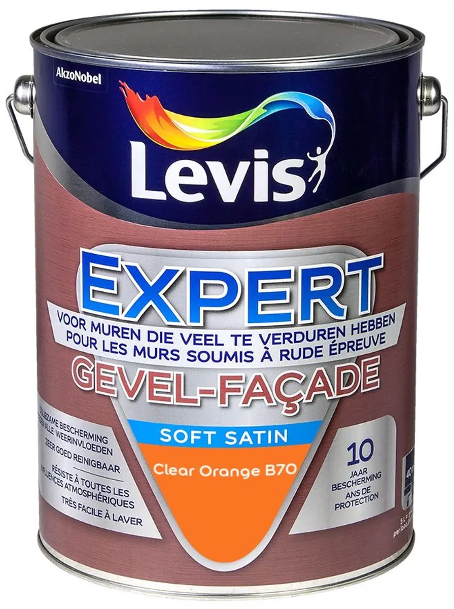 Levi's Expert Gevel Mix Clear Orange B70 Mengverf 5L