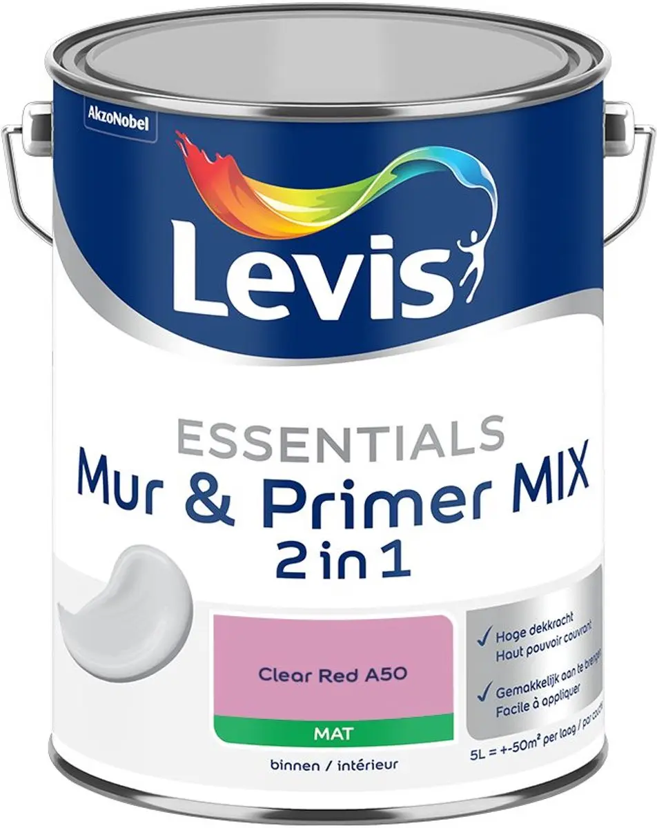 Levi's Essentials Mur & Primer Mix Clear Red A50