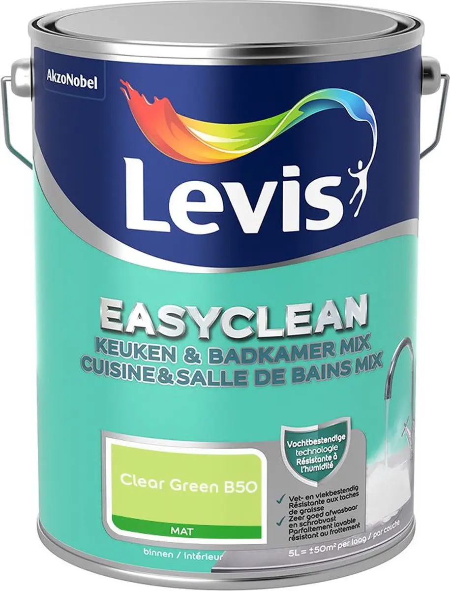 Levi's Easyclean Mengverf Clear Green B50