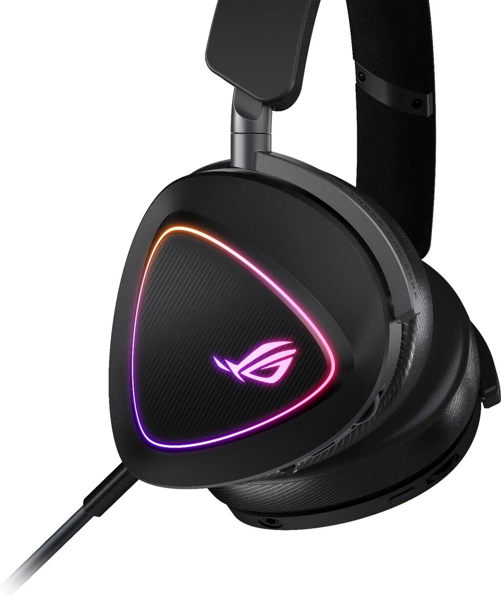 ASUS ROG Delta II A701 Gaming Headset - Bedraad/Draadloos - 50mm Drivers - Zwart
