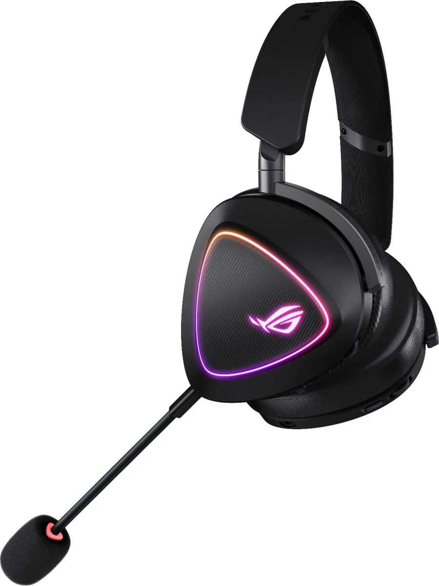 ASUS ROG Delta II A701 Gaming Headset - Bedraad/Draadloos - 50mm Drivers - Zwart - afbeelding 6 van 6
