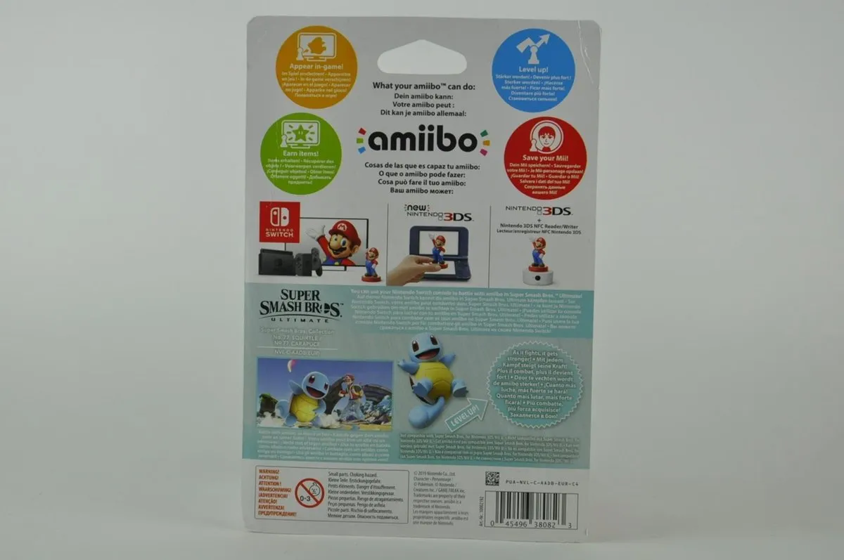 Nintendo amiibo Squirtle Super Smash Bros. - Ingame Speelfiguur