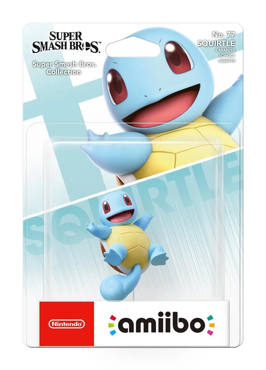 Nintendo amiibo Squirtle Super Smash Bros. - Ingame Speelfiguur - afbeelding 6 van 6