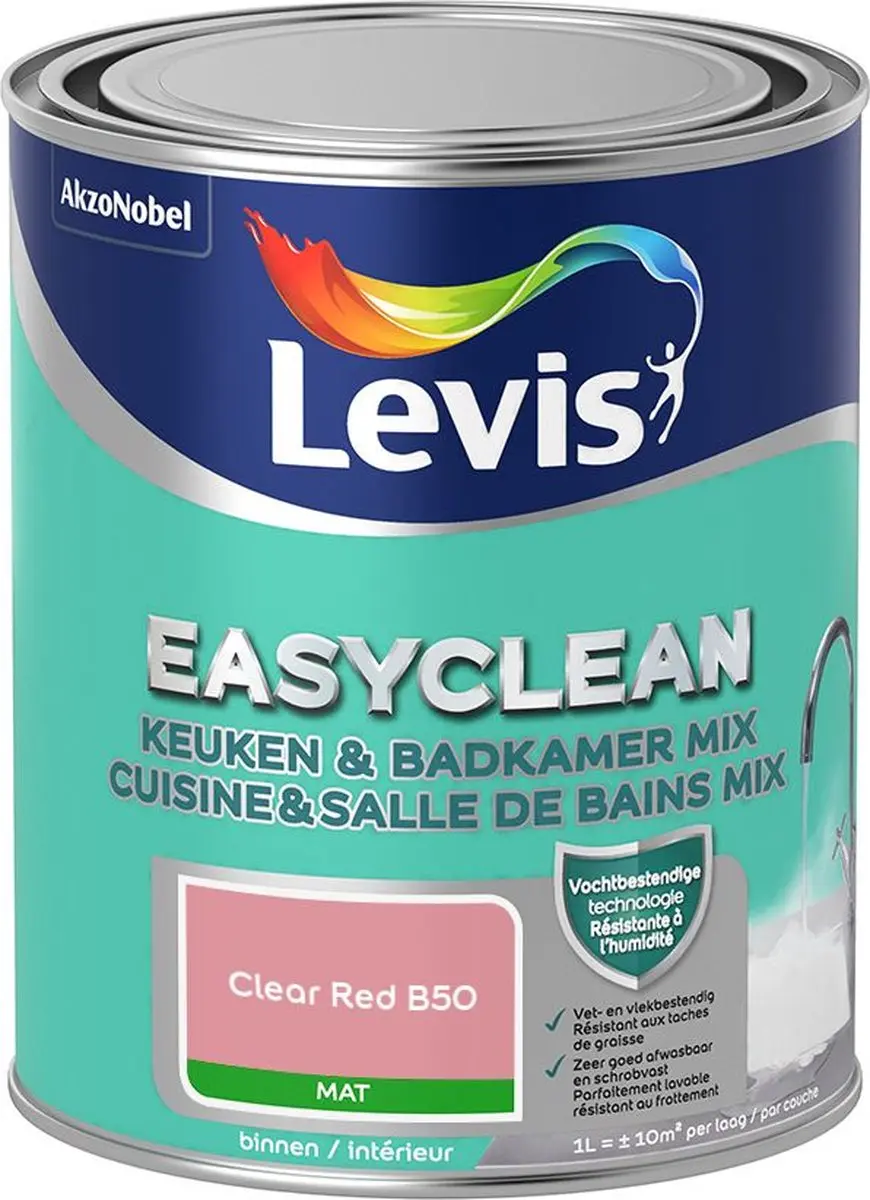 Levi's Easyclean Mengverf Clear Red B50