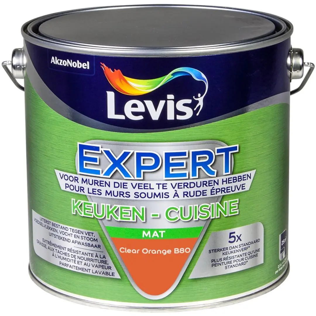 Levi's Expert Keuken Mix Clear Orange B80 Mengverf 2,5L