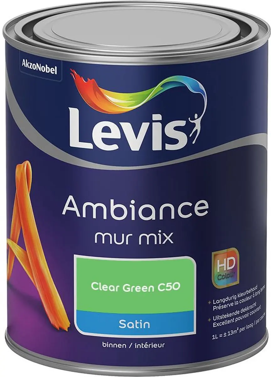 Levi's Ambiance Mur Satin Mix Mengverf 1L
