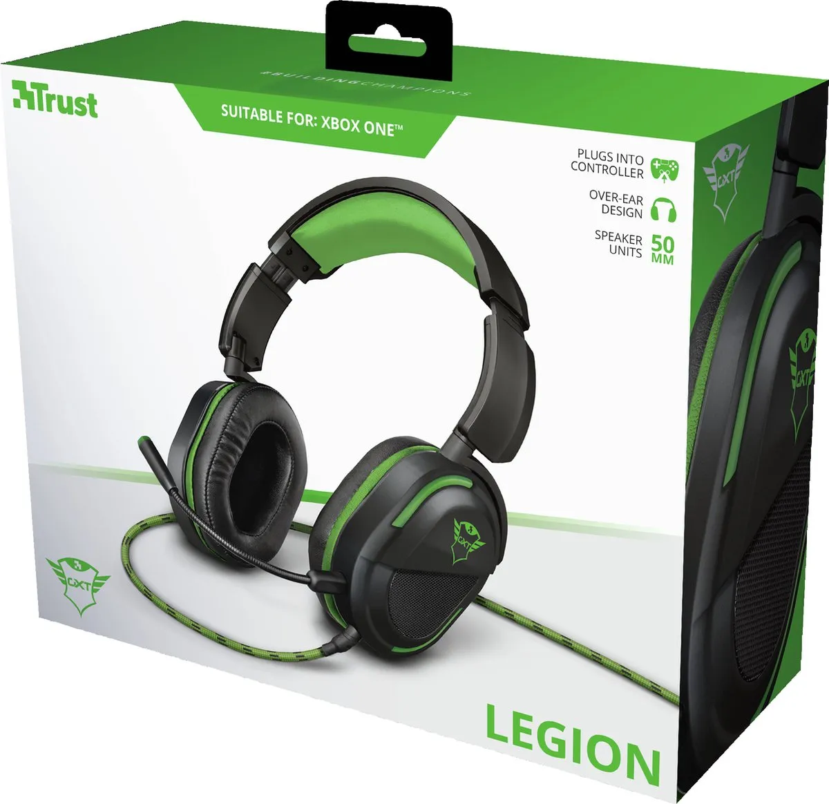 Trust GXT422G Legion Gaming Headset - Xbox One - Zwart - afbeelding 6 van 6