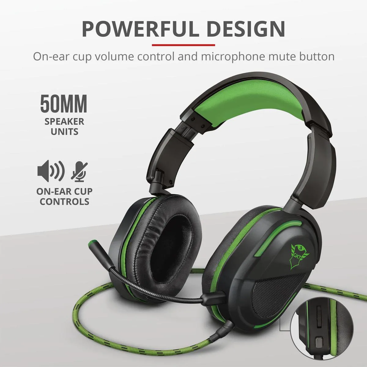 Trust GXT422G Legion Gaming Headset - Xbox One - Zwart