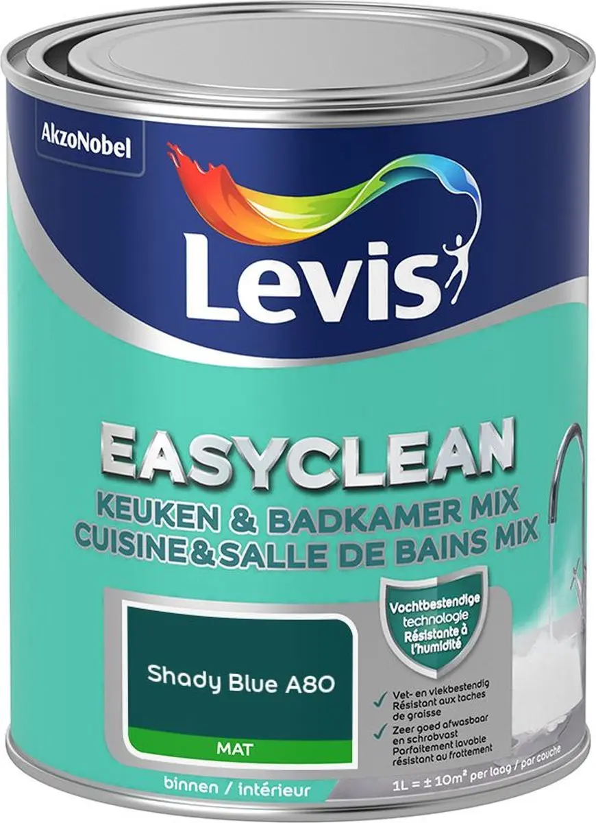 Levi's Easyclean Mengverf Shady Blue A80