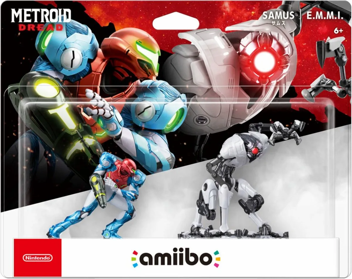 Nintendo amiibo Ingame Speelfiguur Metroid - 2 Stuks