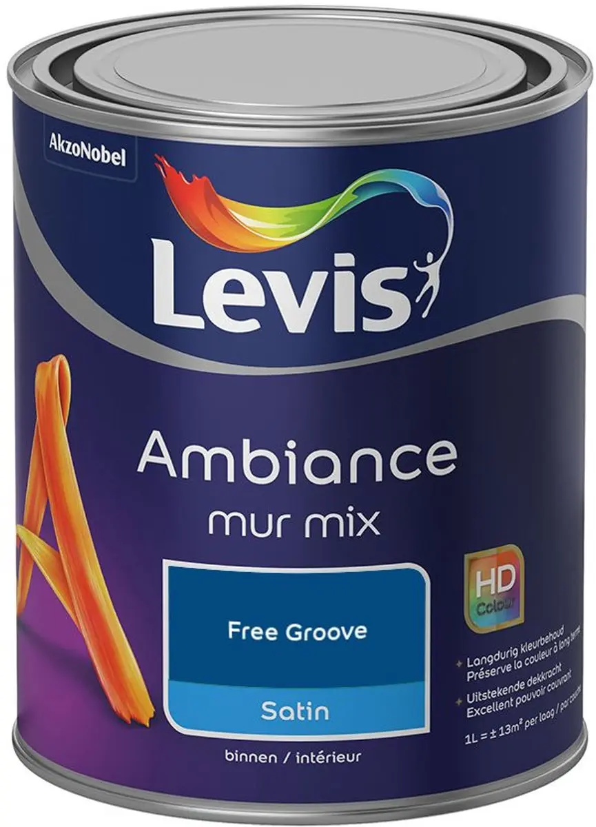 Levi's Ambiance Mur Satin Mix Mengverf 1L