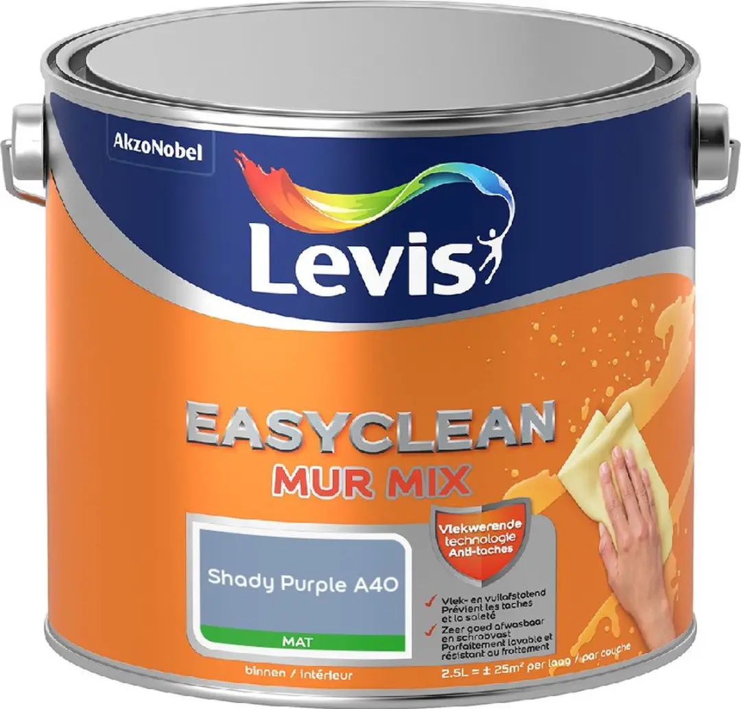 Levi's Easyclean Mur Mat Mix Mengverf 2,5L