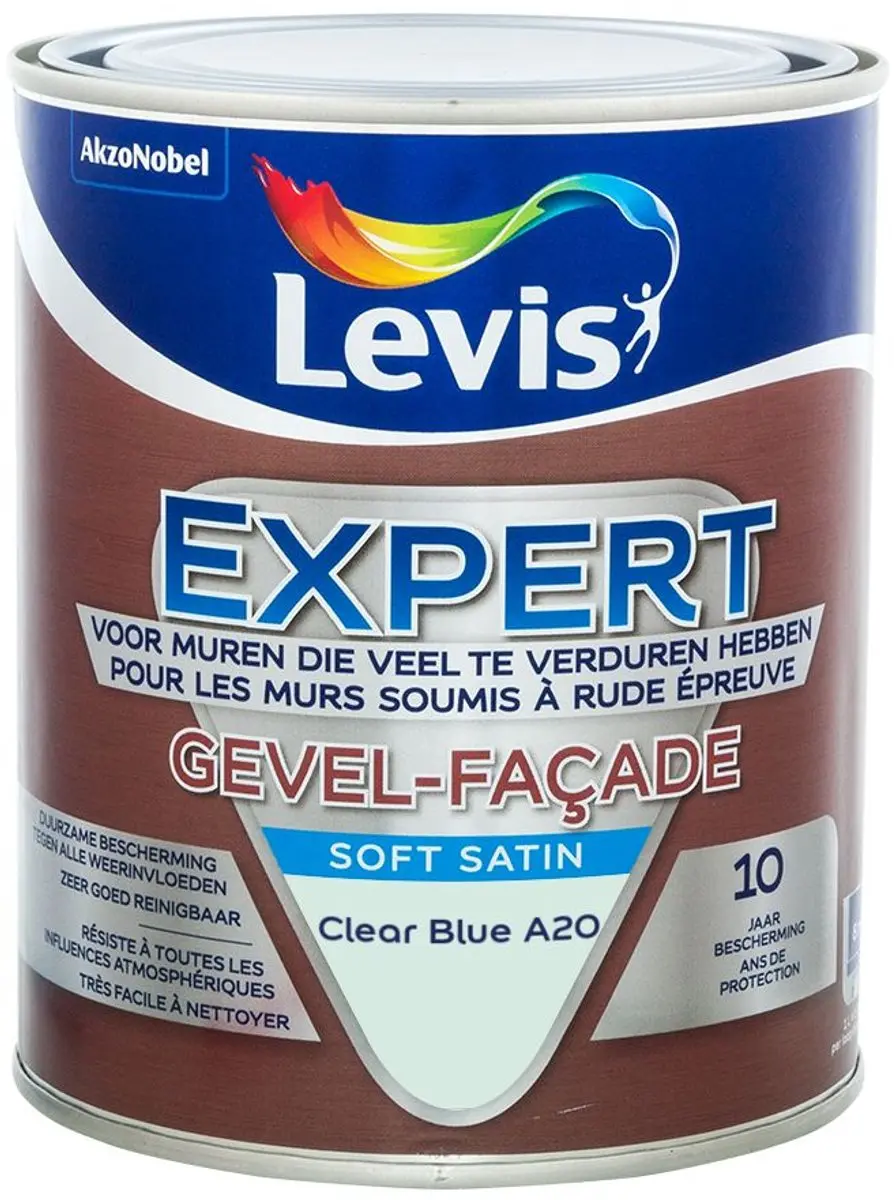 Levi's Expert Gevel Mix Clear Blue A20 Mengverf 1L