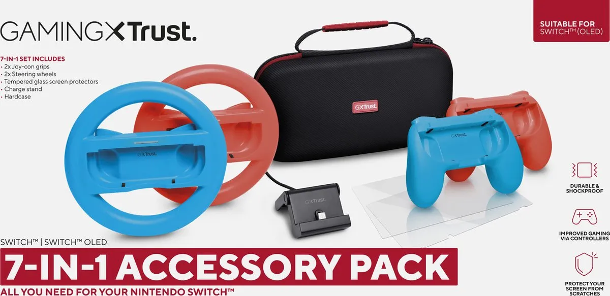 Trust GXT 1249 Nintendo Switch Accessoire Set - 7-delig - afbeelding 6 van 6