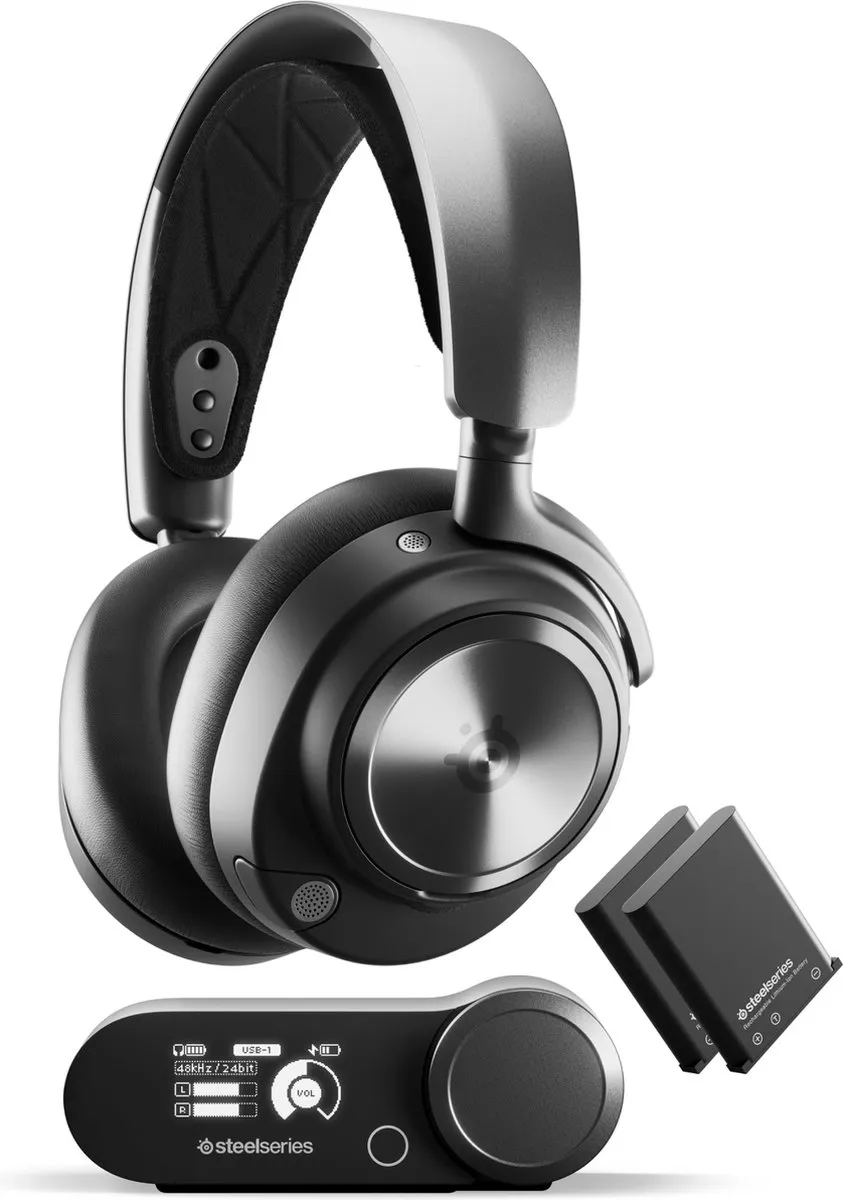 SteelSeries Arctis Nova Pro - Draadloze Gaming Headset - PC, PS5/PS4 & Switch