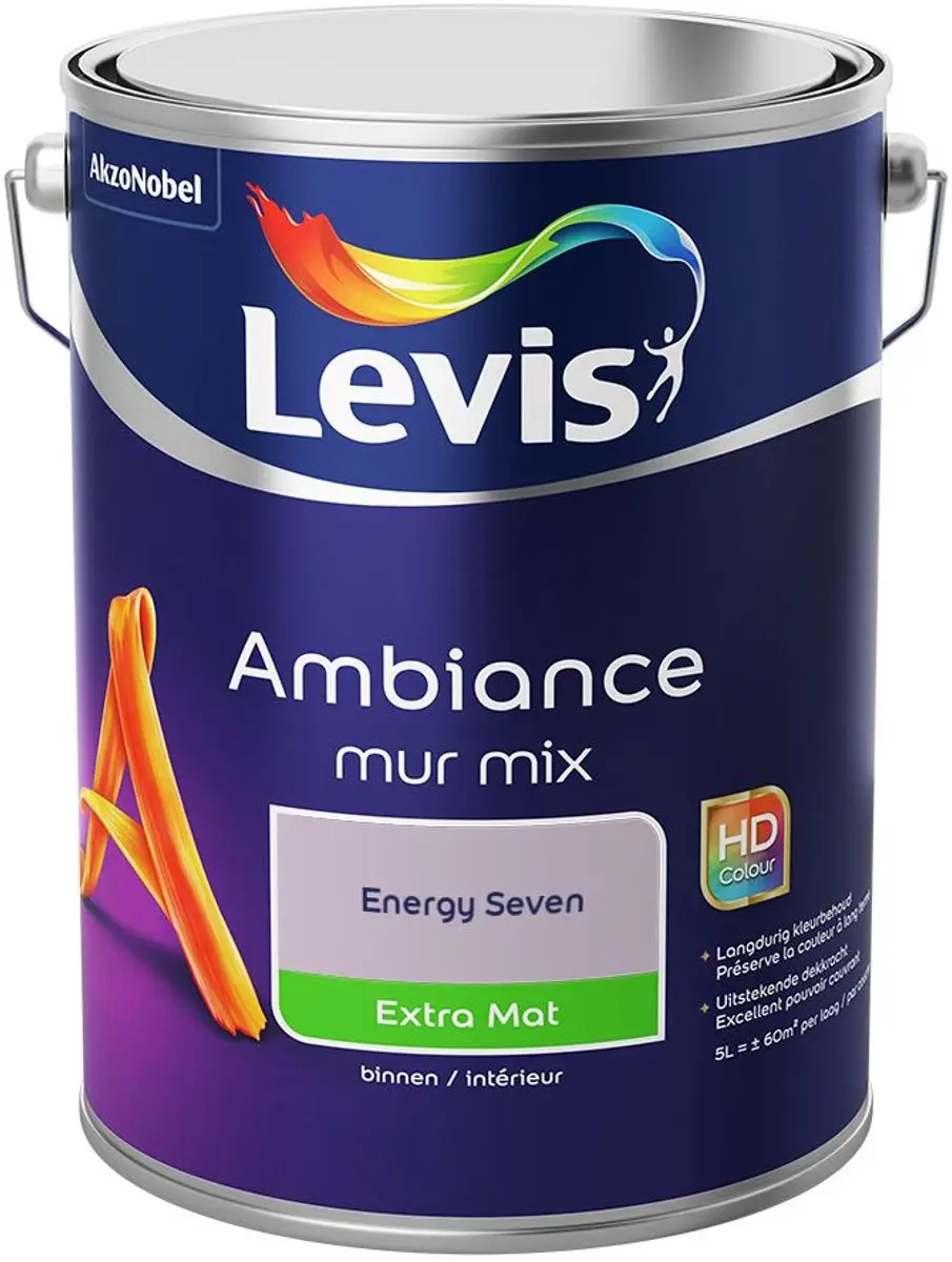 Levi's Ambiance Mur Extra Mat Mix Energy Seven Mengverf 5L
