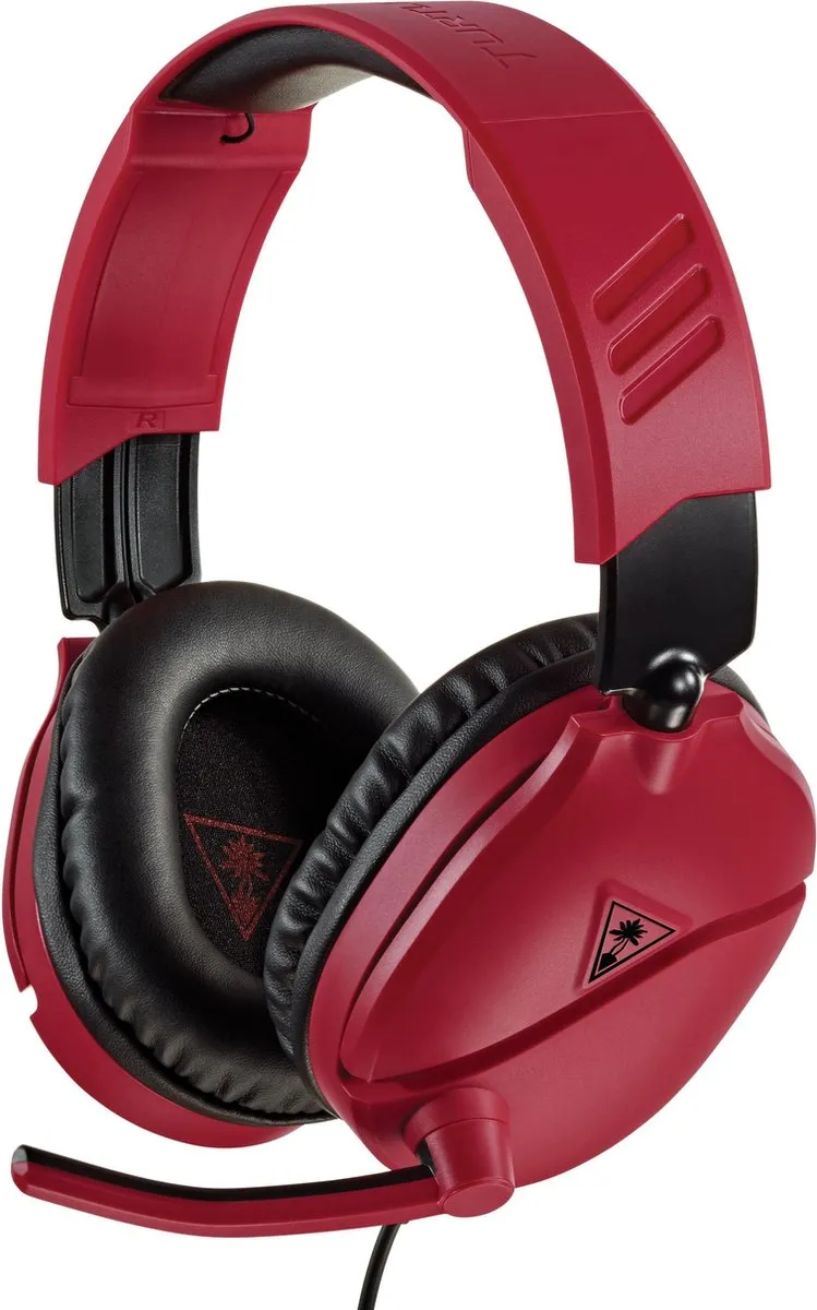 Turtle Beach Recon 70N Gaming Headset - Donkerrood - Nintendo Switch