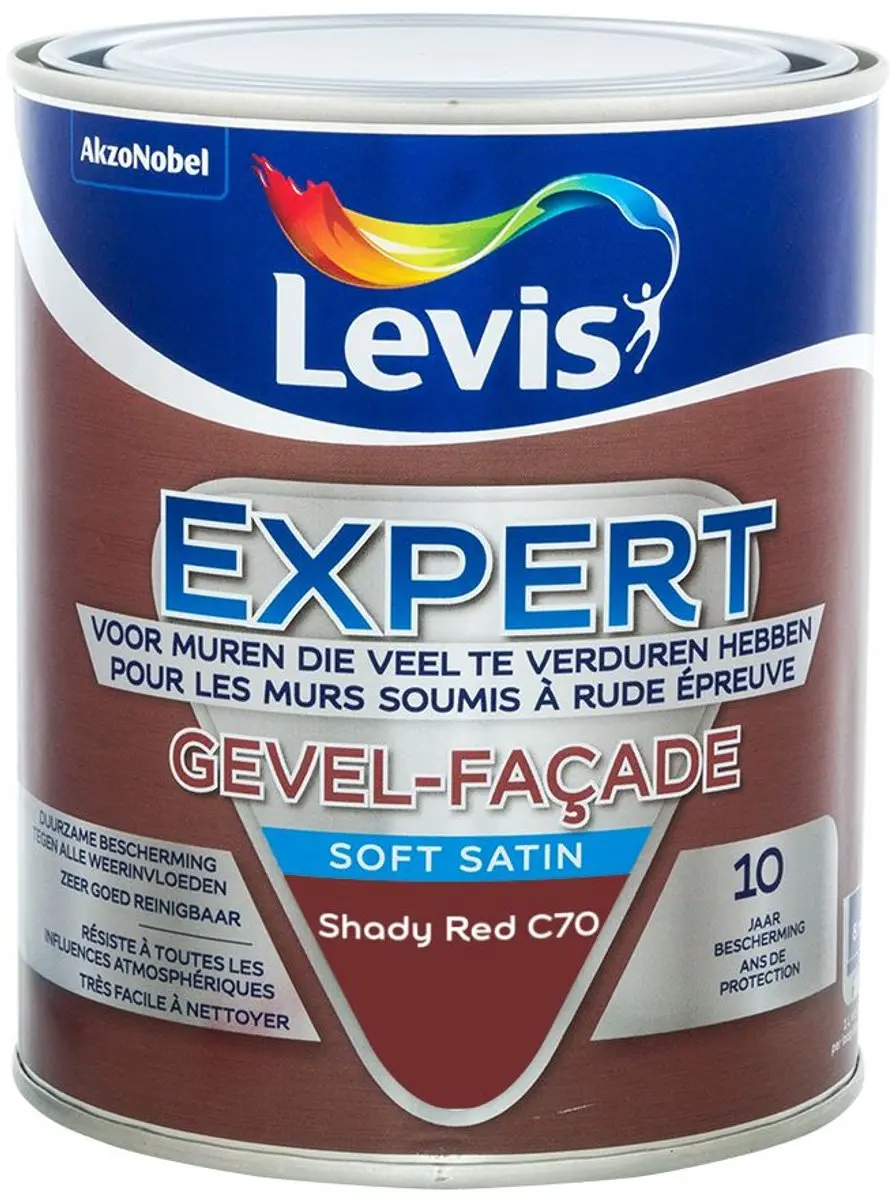 Levi's Expert Gevel Mix Shady Red C70 Mengverf 1L